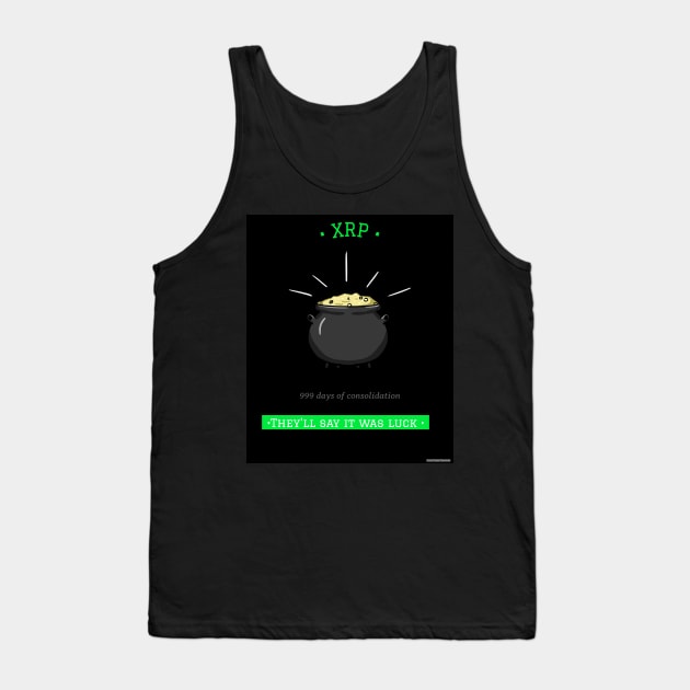 XRP pot of gold Tank Top by Smart Digital Payments 